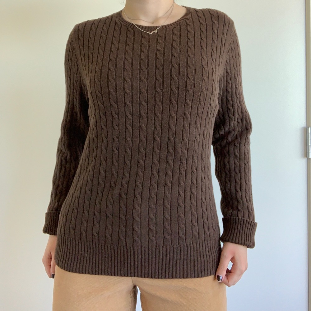 Merona Dark Brown Knit Sweater